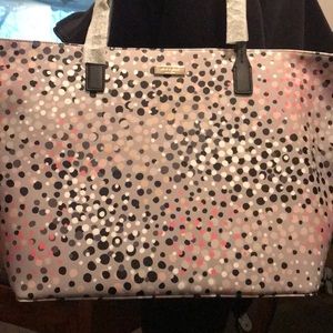 New Kate Spade NY SHORE STREET SOIREE DOT TOTE